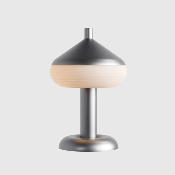 Lampada da tavolo TORO TABLE, acciaio grezzo – design di Kabo&Pydo