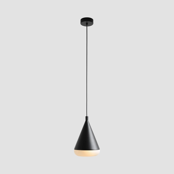 Duża lampa wisząca TORO L DEEP BLACK proj. Kabo&Pydo (ø18)