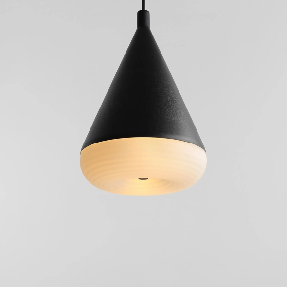 Duża lampa wisząca TORO L DEEP BLACK proj. Kabo&Pydo (ø18)