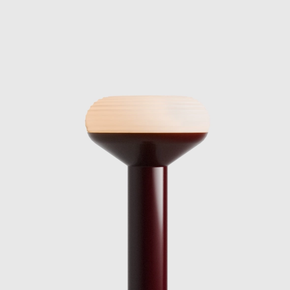 Minimalist TORO FLOOR FIG PURPLE floor lamp, designed by Kabo&Pydo