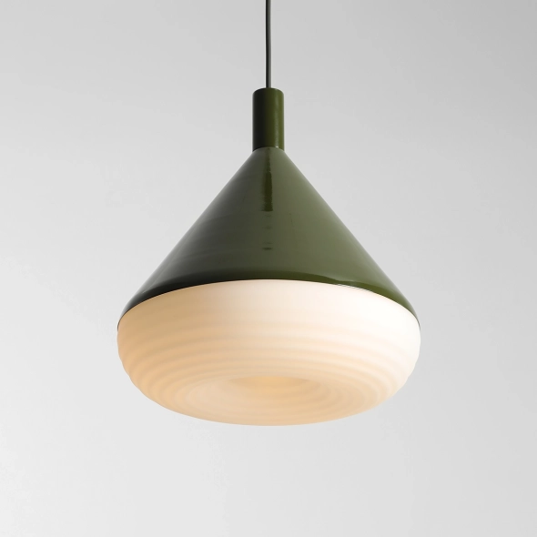 Duża lampa wisząca TORO BUTELKOWA ZIELEŃ proj. Kabo&Pydo (ø28)