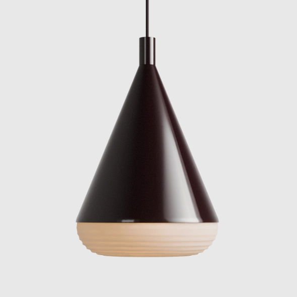 Duża lampa wisząca wysoka TORO FIGOWY FIOLET proj. Kabo&Pydo (ø28)