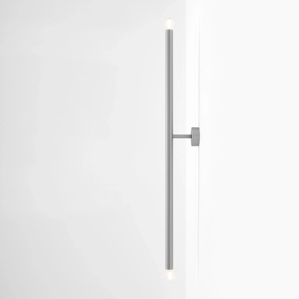 Minimalistyczna lampa ścienna TUBO WALL LONG STEEL