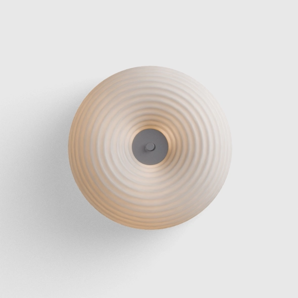 Lampada da parete TORO WALL L, acciaio grezzo – design di Kabo&Pydo
