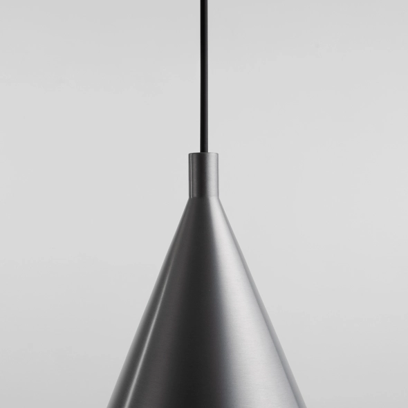 Średnia lampa wisząca TORO M SUROWA STAL proj. Kabo&Pydo (ø18)