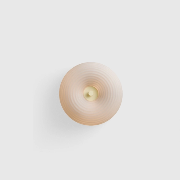 Minimalist TORO WALL S BUTTERY YELLOW wall lamp designed by Kabo&Pydo