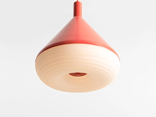 Grande lampada a sospensione TORO CORAL RED di Kabo&Pydo (ø28)