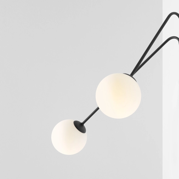 Kinkiet HOLM WALL BLACK L