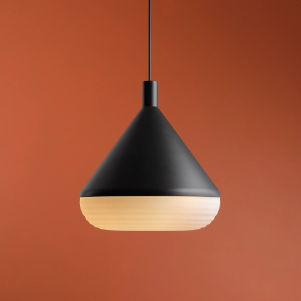 Duża lampa wisząca TORO DEEP BLACK proj. Kabo&Pydo (ø28)