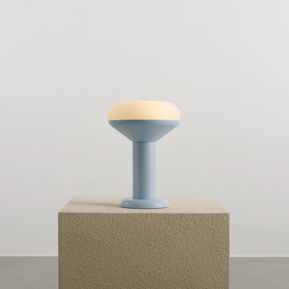 TORO TABLE 2 CLEAR BLUE bedside lamp, designed by Kabo&Pydo