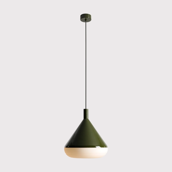 Duża lampa wisząca TORO BUTELKOWA ZIELEŃ proj. Kabo&Pydo (ø28)
