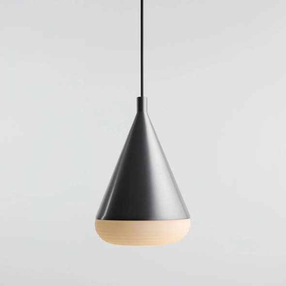 Średnia lampa wisząca TORO M SUROWA STAL proj. Kabo&Pydo (ø18)