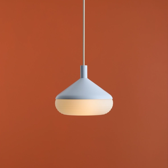 Mała lampa wisząca TORO S CLEAR BLUE proj. Kabo&Pydo (ø18)