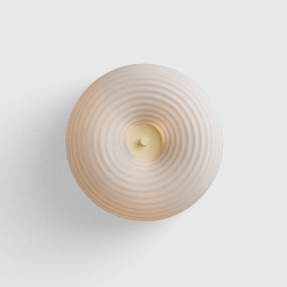 Lampada da parete TORO WALL L, giallo burro – design di Kabo&Pydo