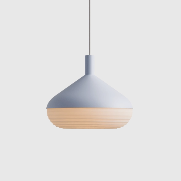 TORO CLEAR BLUE wide pendant lamp by Kabo&Pydo (ø28)