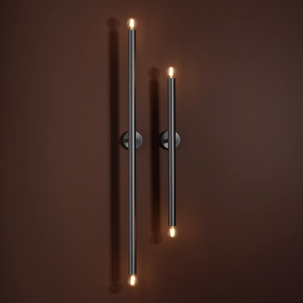 Minimalistyczna lampa ścienna TUBO WALL LONG STEEL