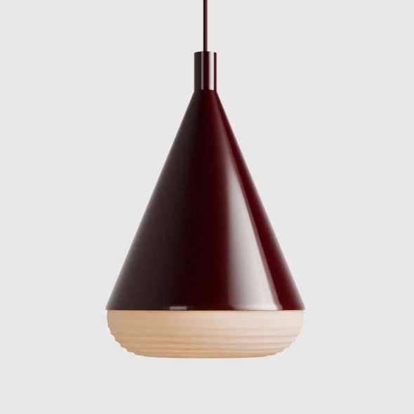 Lampada a sospensione TORO extra-large (viola fico), disegnata da Kabo&Pydo (ø28)