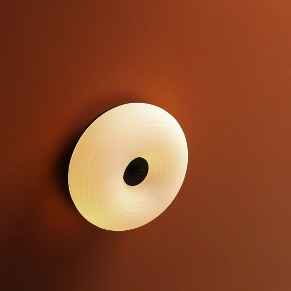 Minimalistische Wandleuchte TORO WALL S Tiefschwarz, Design: Kabo&Pydo