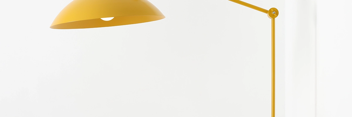 Wall lamps with an arm