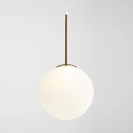 Striking spherical pendant lamp BOSSO 1 GOLD (30cm)