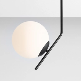 Lampada moderna GALLIA 1 SHORT BLACK (corta)