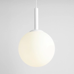 Grande lampada a sospensione sferica BOSSO GRANDE XL WHITE (40cm)